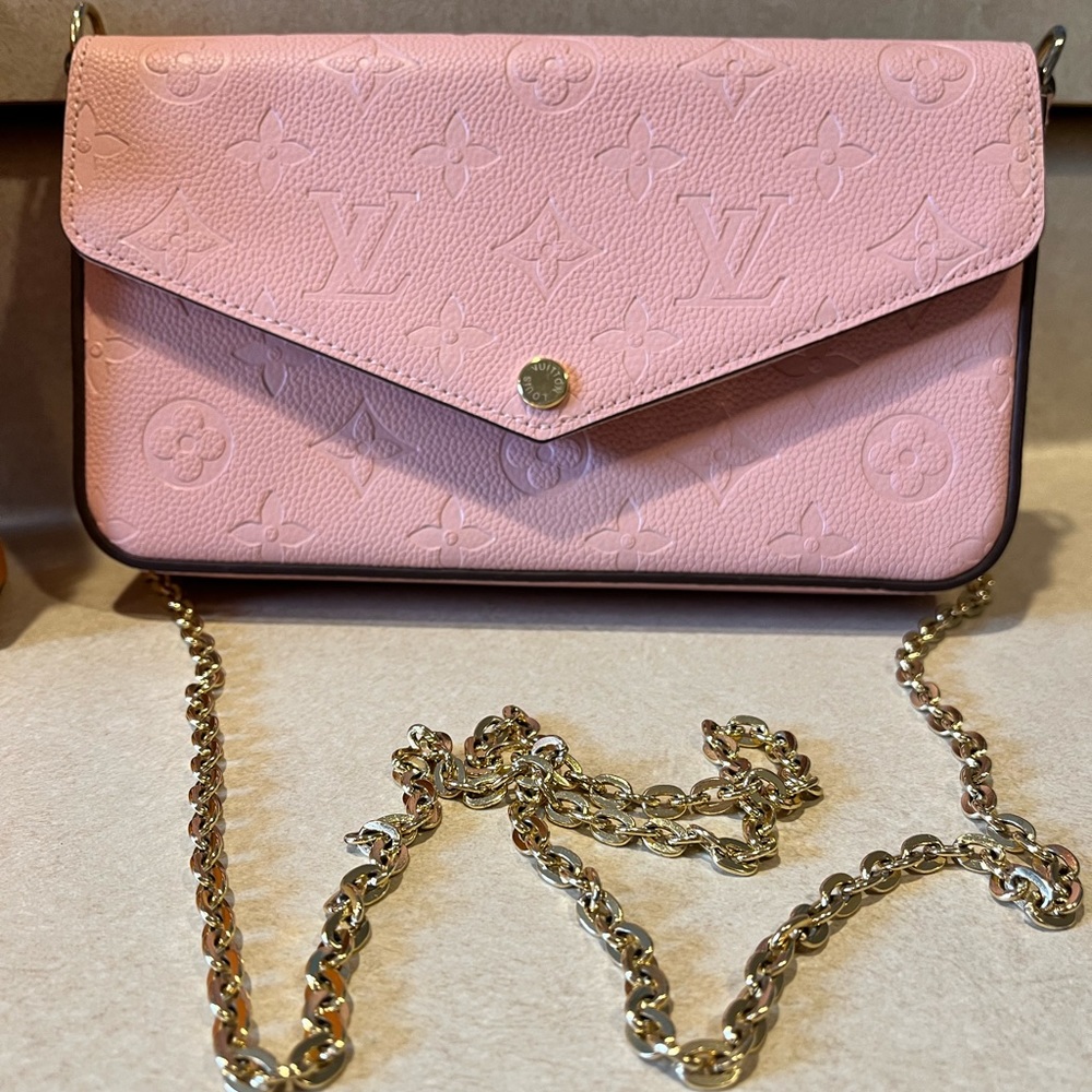 Felicie Pochette Monogram Empreinte Leather Louis Vuitton